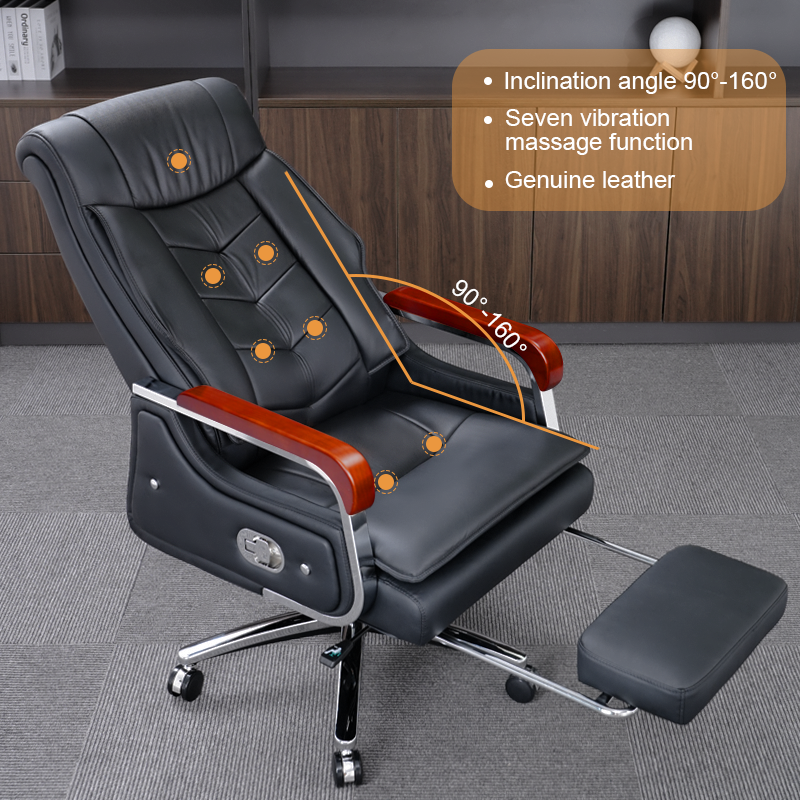 Kyle High Back Leather Massage Office Chair KINNLS