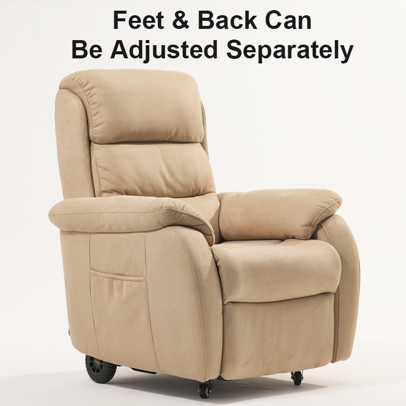 backrest and footrest can be independently adjusted